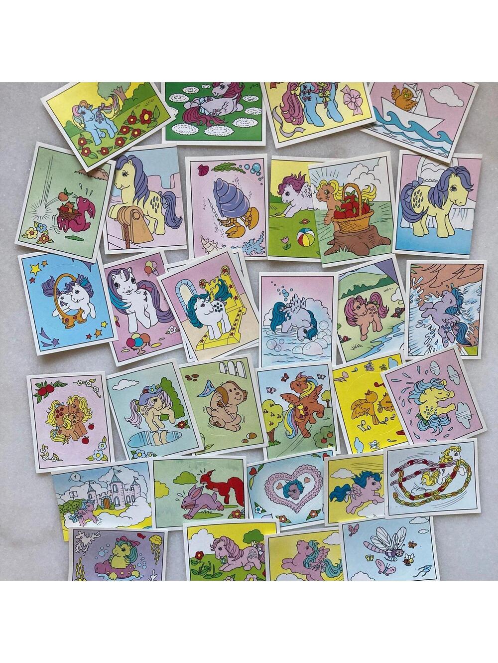 1992 90s My Little Pony Mcdonalds Stickets Lot